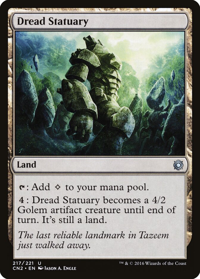 Dread Statuary card front