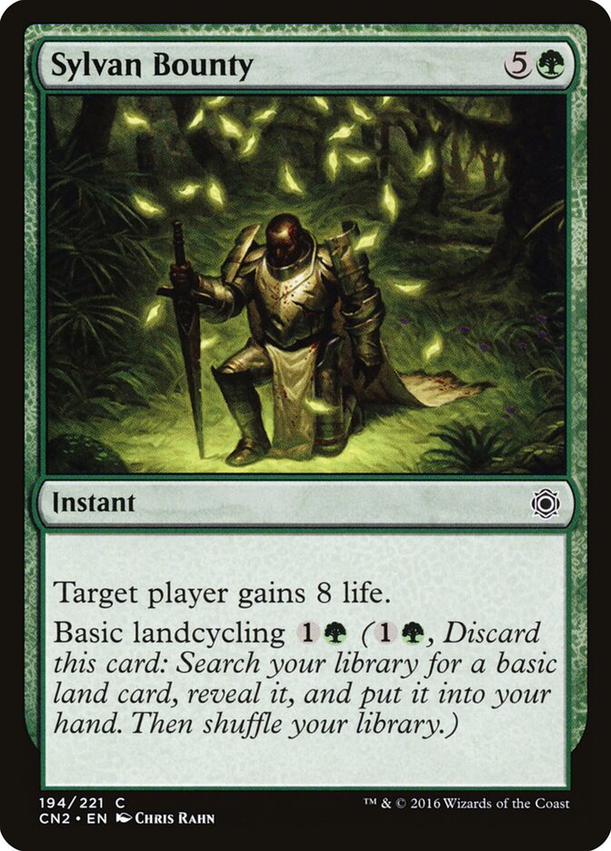 Sylvan Bounty card front