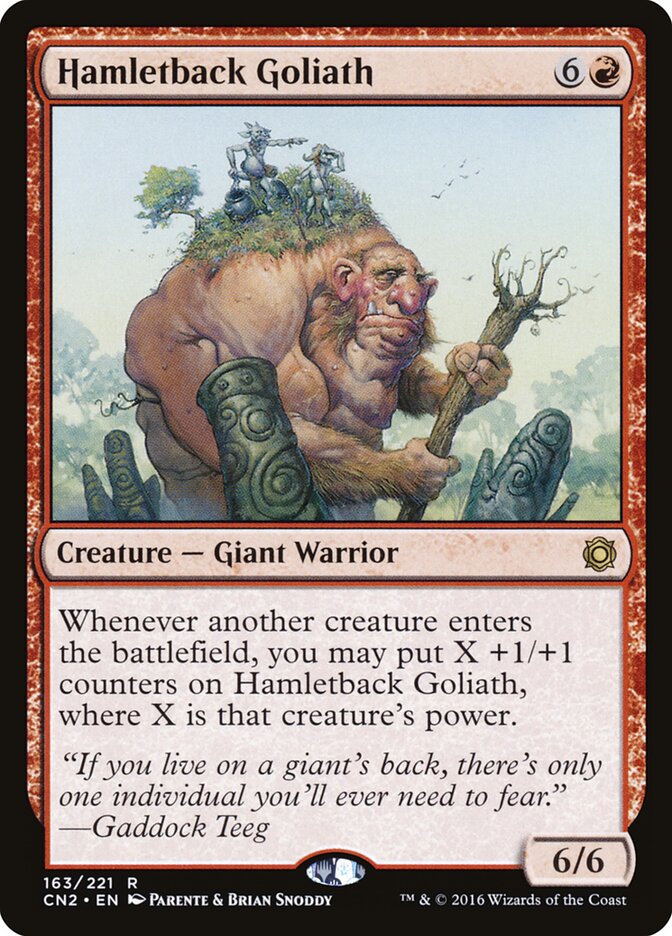 Hamletback Goliath card front