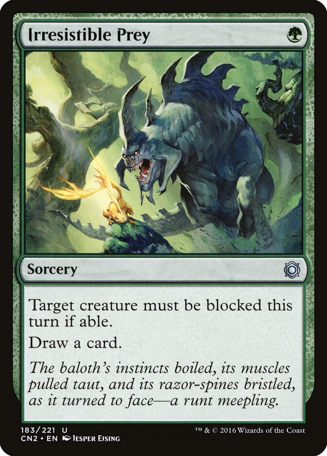 Irresistible Prey card front