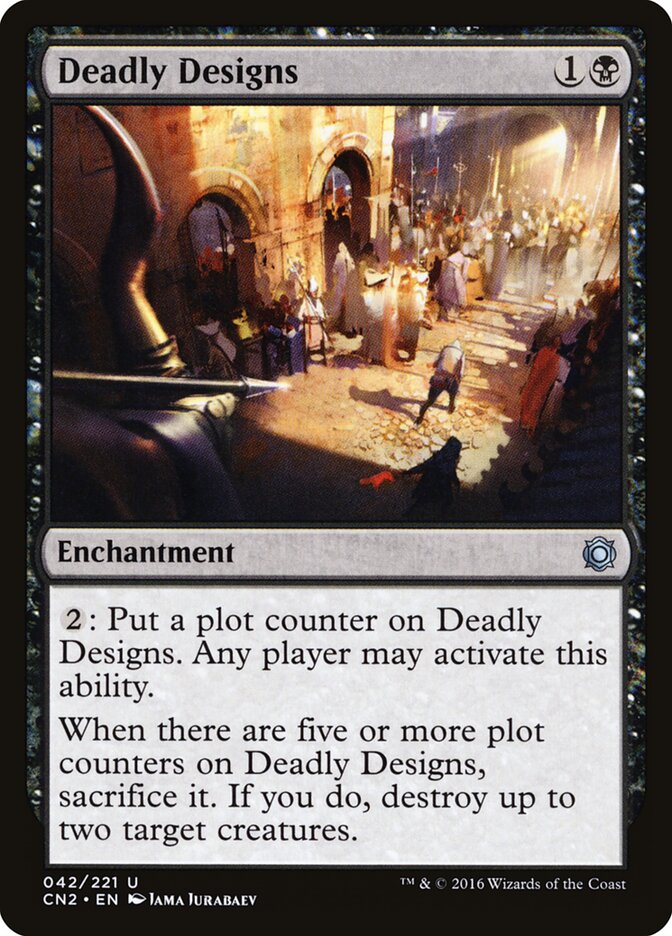 Deadly Designs card front