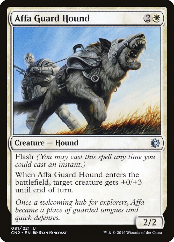 Affa Guard Hound card front