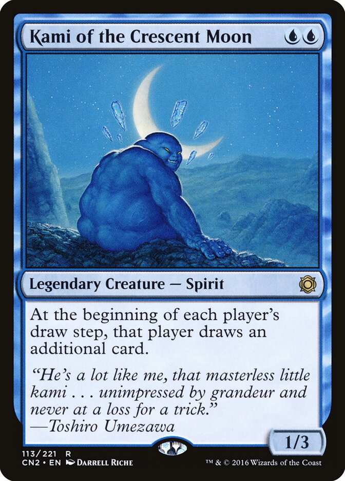 Kami of the Crescent Moon card front