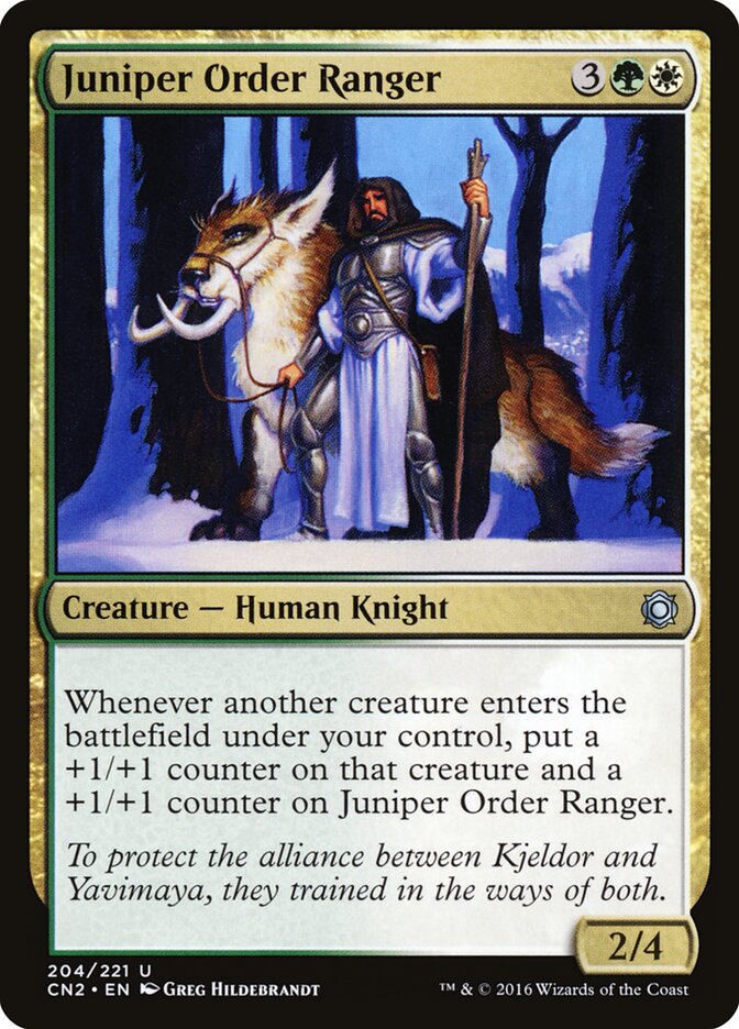 Juniper Order Ranger card front