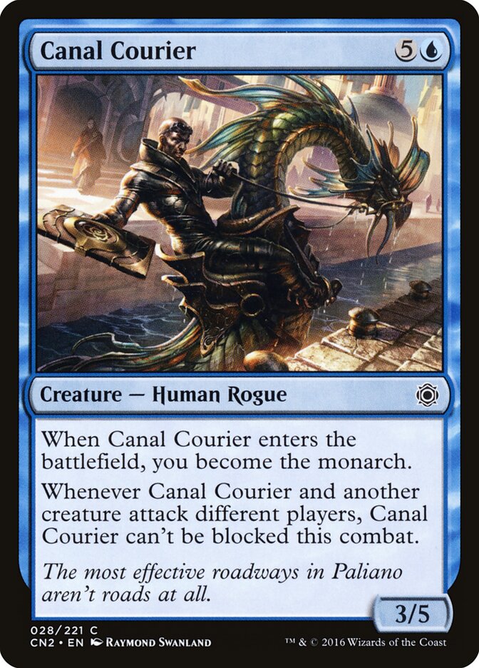Canal Courier card front