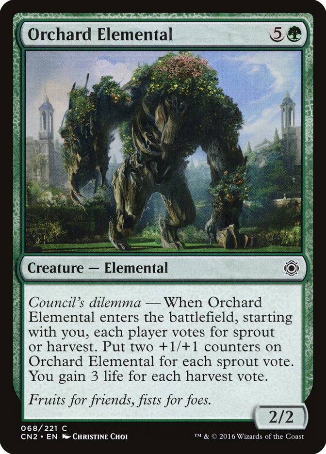 Orchard Elemental card front