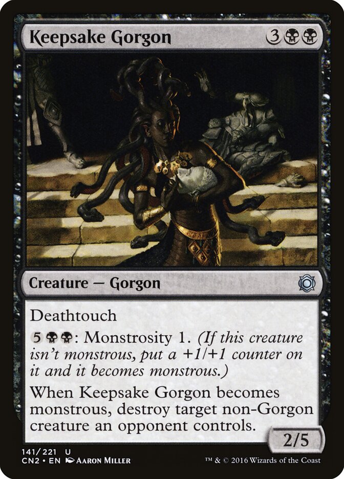 Keepsake Gorgon card front