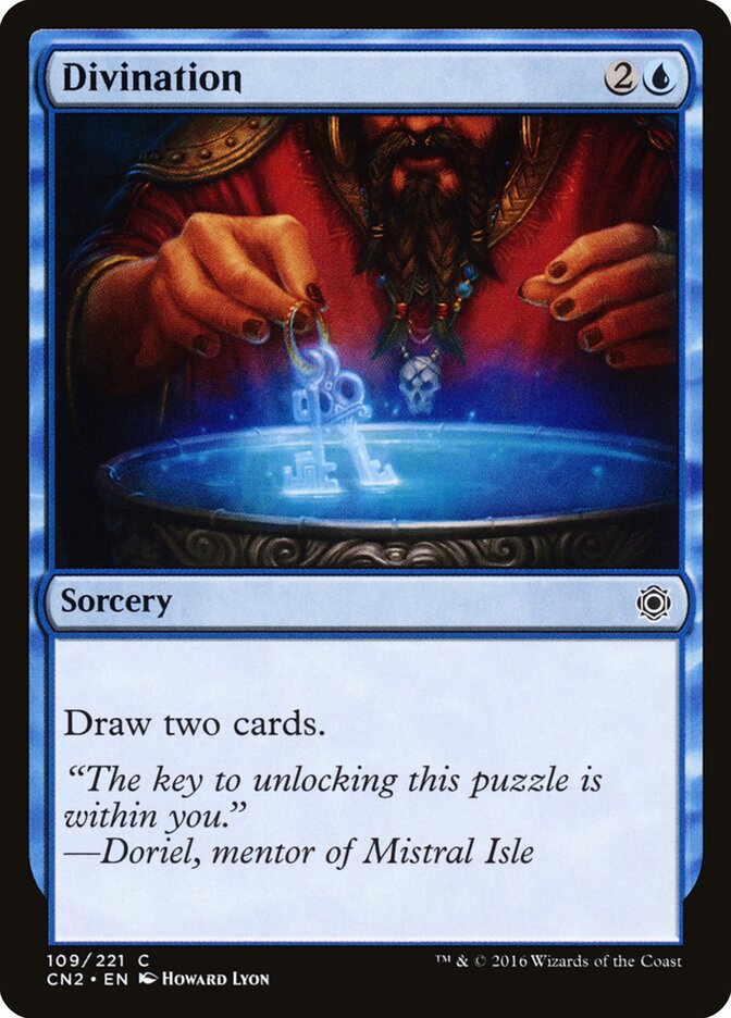 Divination card front