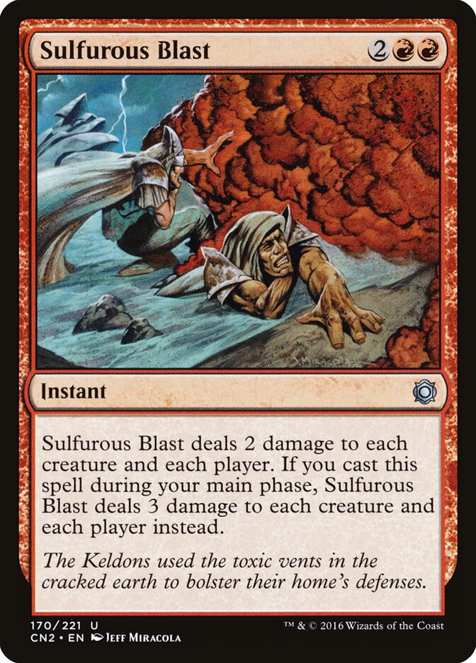 Sulfurous Blast card front