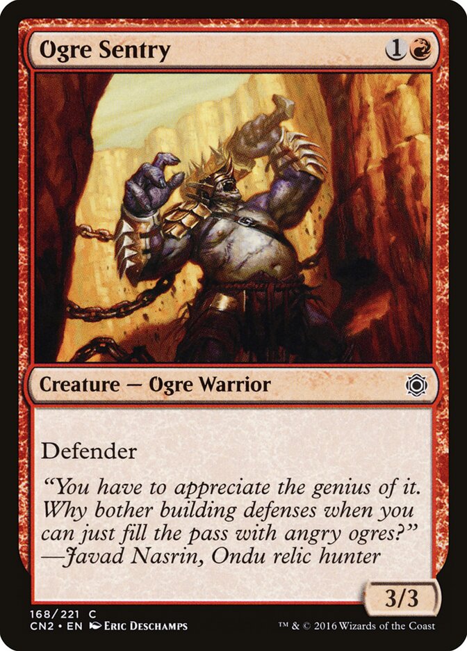 Ogre Sentry card front