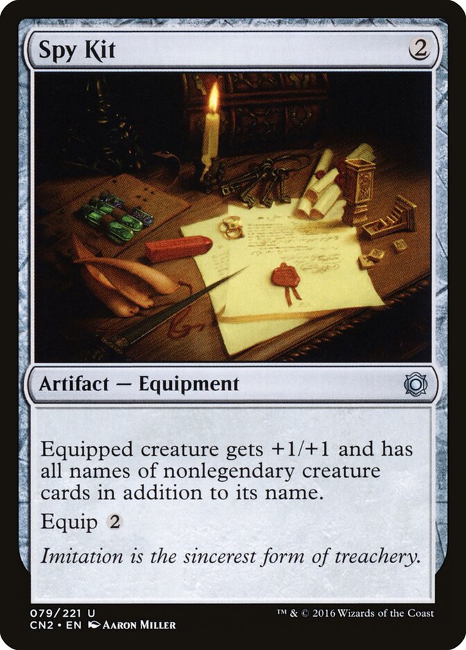 Spy Kit card front