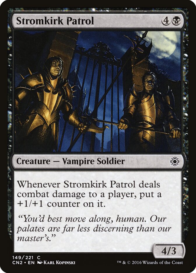 Stromkirk Patrol card front