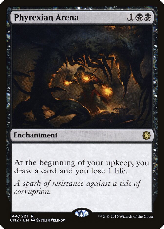 Phyrexian Arena card front