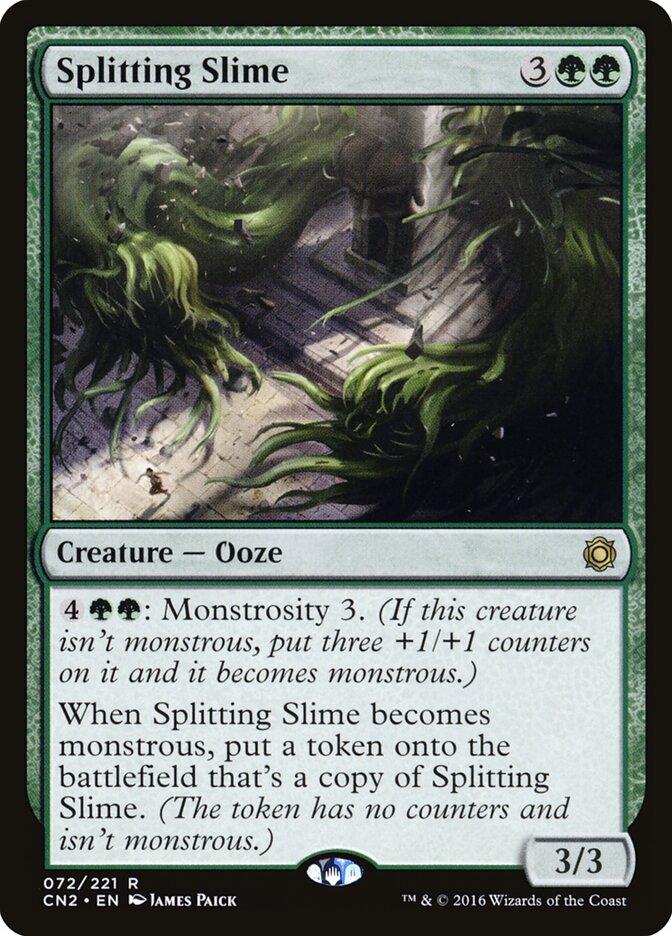 Splitting Slime card front