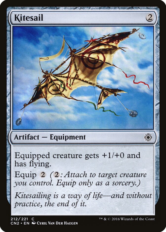 Kitesail card front