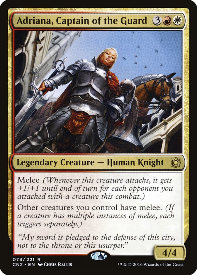 Adriana, Captain of the Guard card front