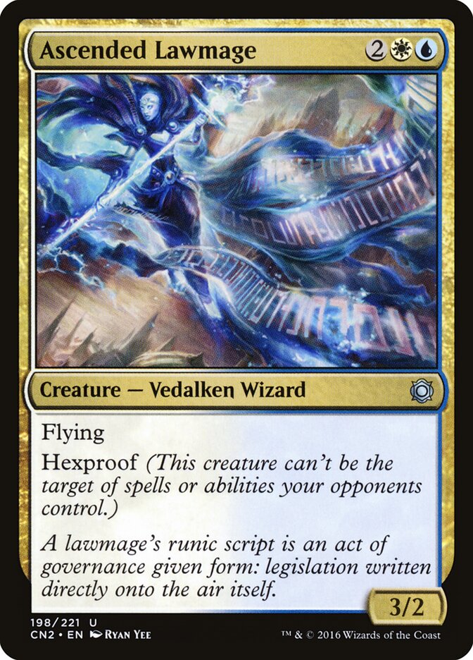 Ascended Lawmage card front