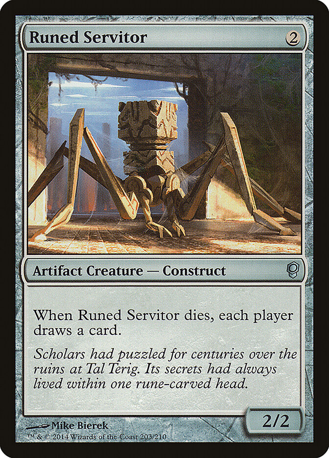 Runed Servitor card front