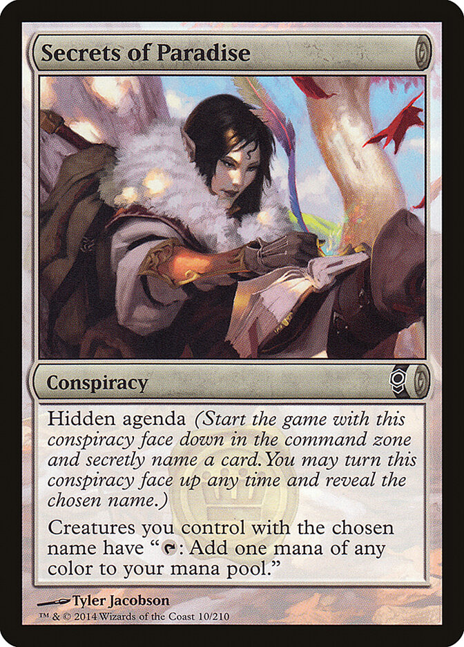 Secrets of Paradise card front