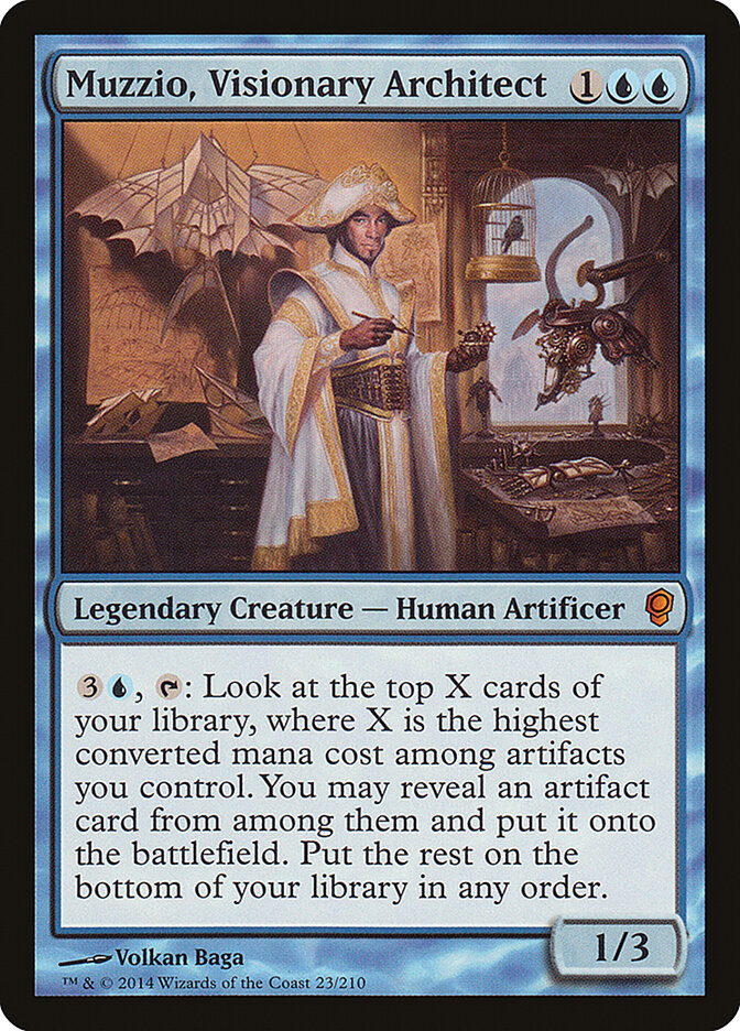 Muzzio, Visionary Architect card front
