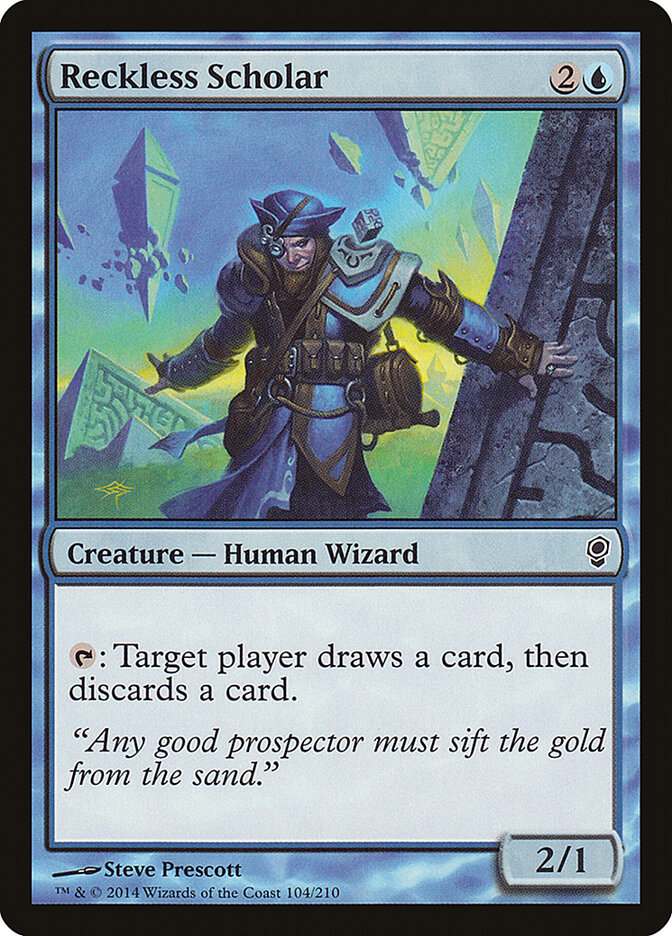 Reckless Scholar card front