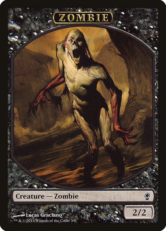 Zombie card front
