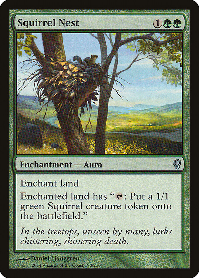 Squirrel Nest card front