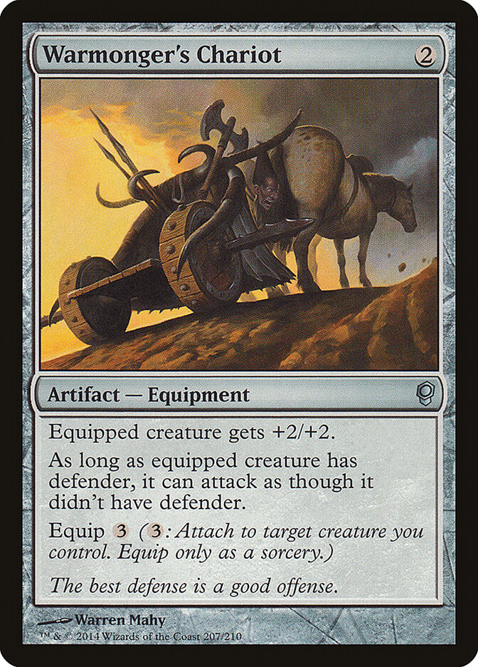 Warmonger's Chariot card front