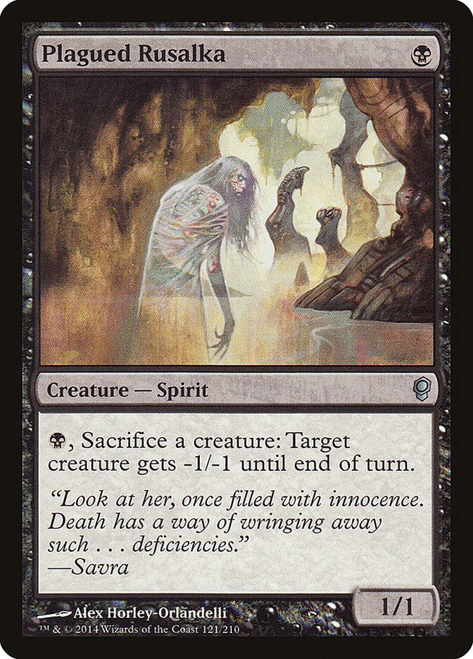 Plagued Rusalka card front
