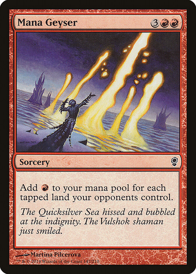 Mana Geyser card front