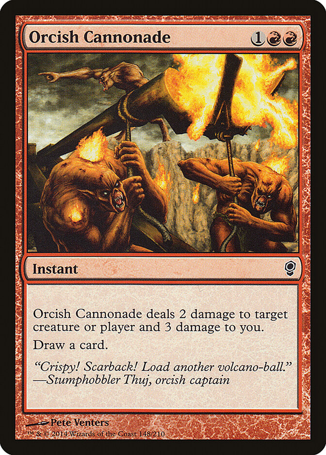 Orcish Cannonade card front