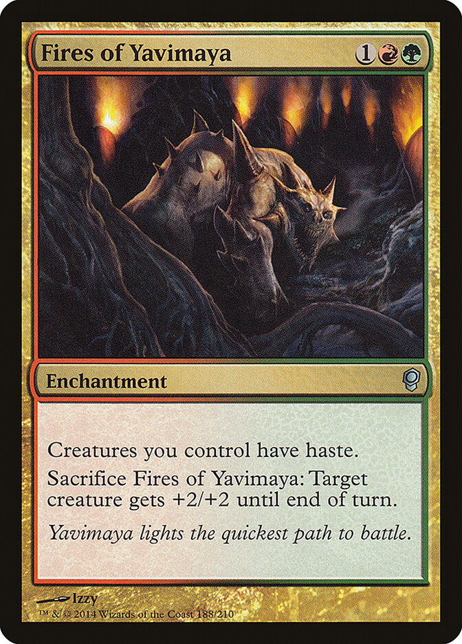 Fires of Yavimaya card front