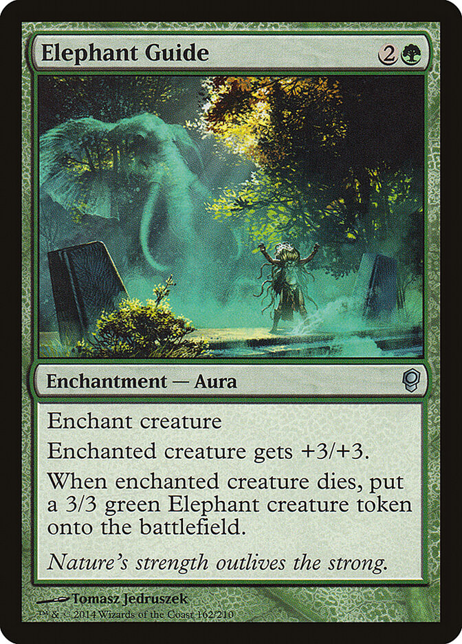 Elephant Guide card front