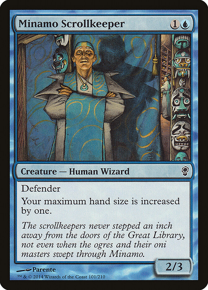 Minamo Scrollkeeper card front