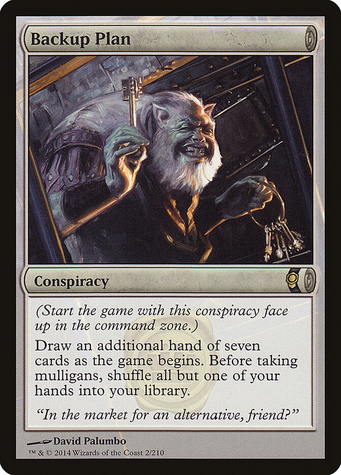 Backup Plan card front