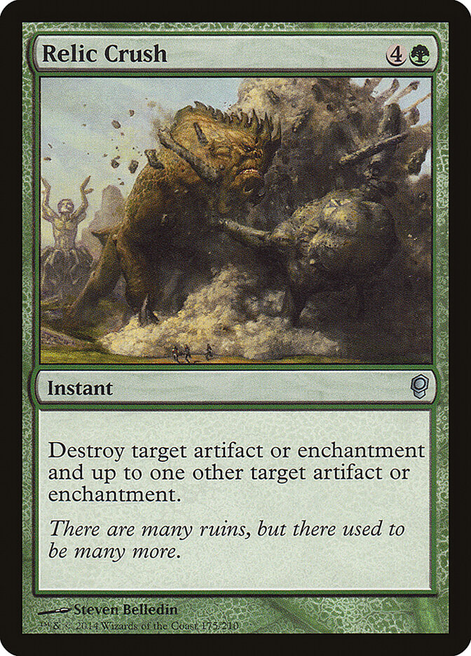 Relic Crush card front