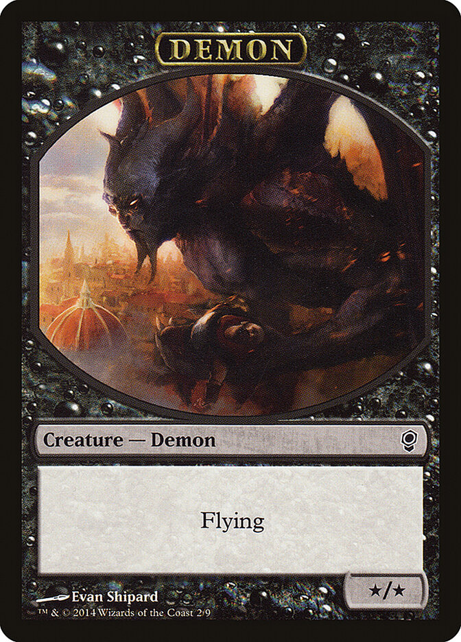 Demon card front