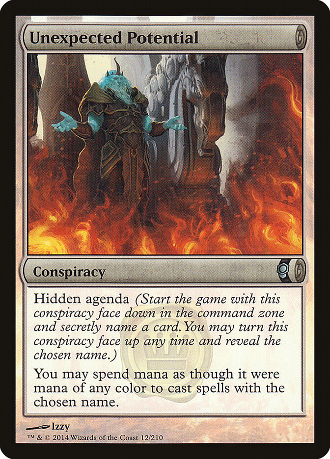 Unexpected Potential card front