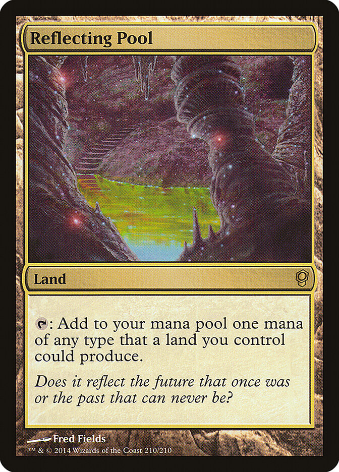 Reflecting Pool card front