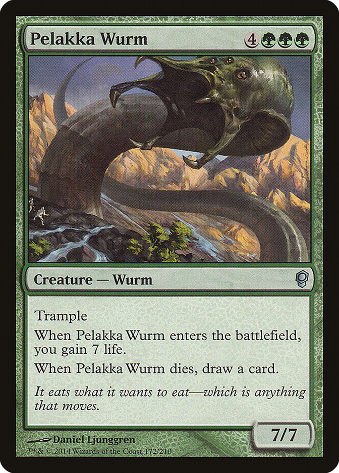 Pelakka Wurm card front