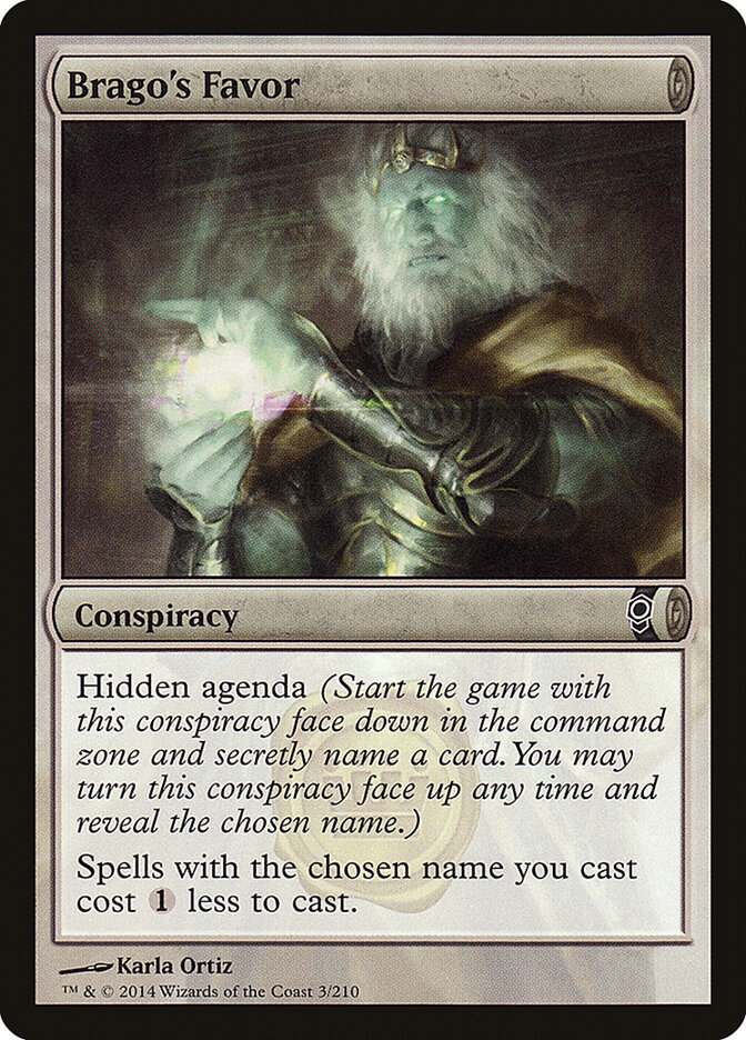 Brago's Favor card front