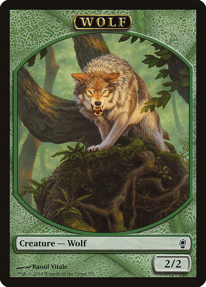 Wolf card front