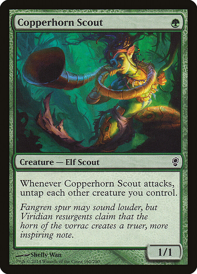 Copperhorn Scout card front