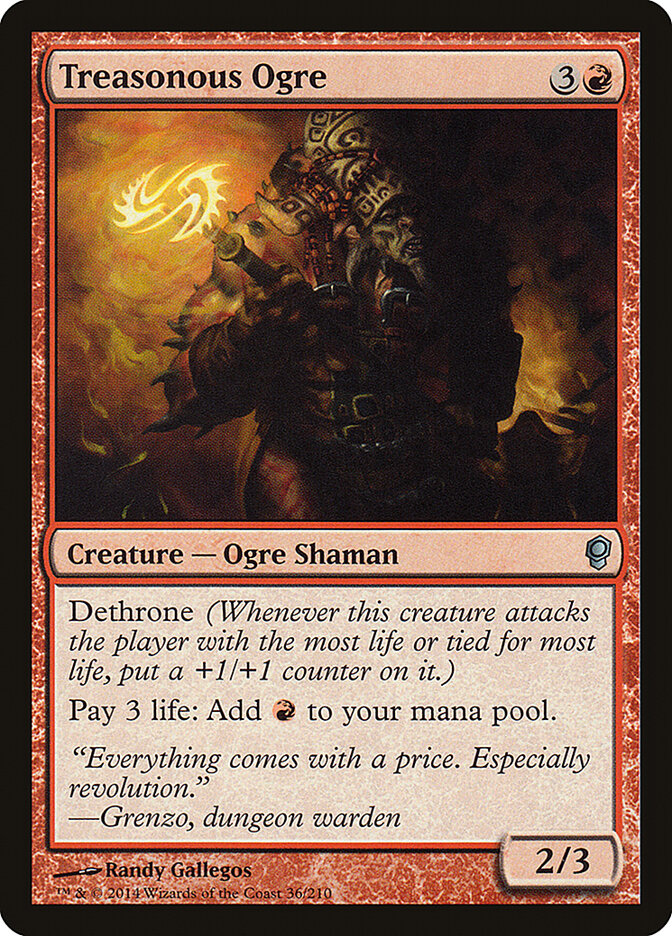 Treasonous Ogre card front