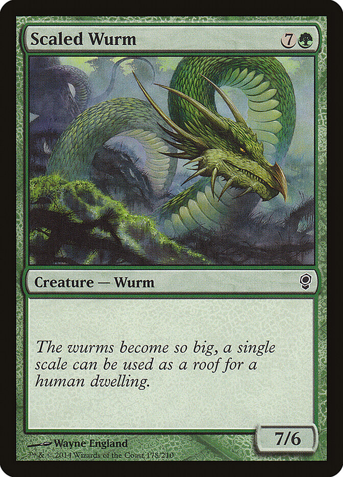 Scaled Wurm card front