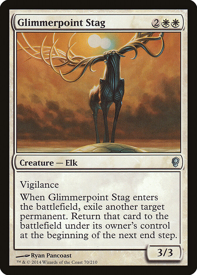 Glimmerpoint Stag card front
