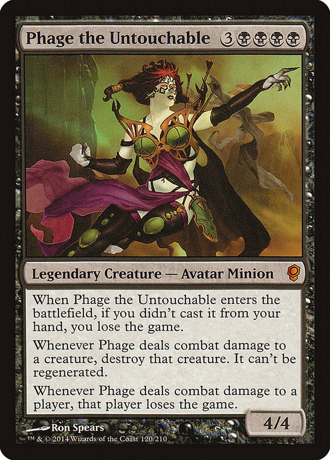 Phage the Untouchable card front