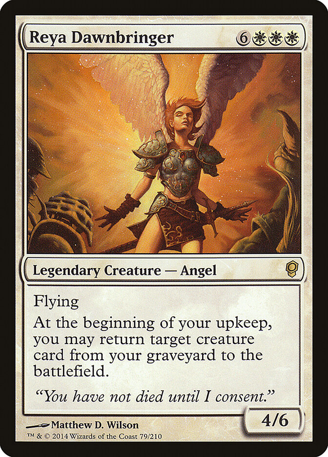 Reya Dawnbringer card front