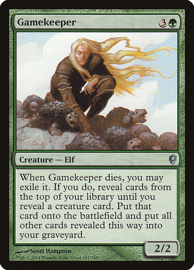 Gamekeeper card front