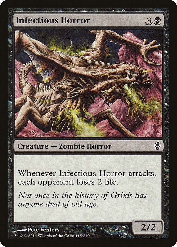 Infectious Horror card front